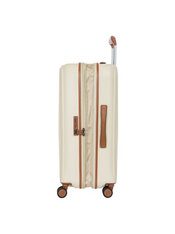 BRIC`s Taormina 4 Rollen Trolley M 69 cm mit Dehnfalte cream