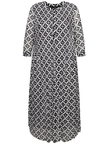 Ulla Popken Midikleid in schwarz