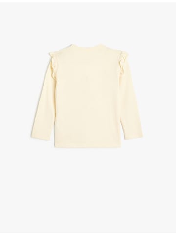 KOTON T-shirt in Beige