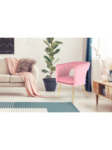 Kayoom Retro Stuhl Jolene in rosa