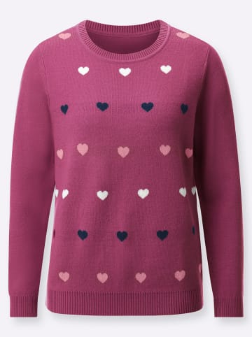 WITT WEIDEN Rundhalspullover in erika