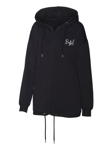 Buffalo Kapuzensweatjacke in schwarz