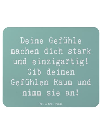 Mr. & Mrs. Panda Mauspad Spruch Emotionen ausdrücken mit Spruch in Meeresbrise
