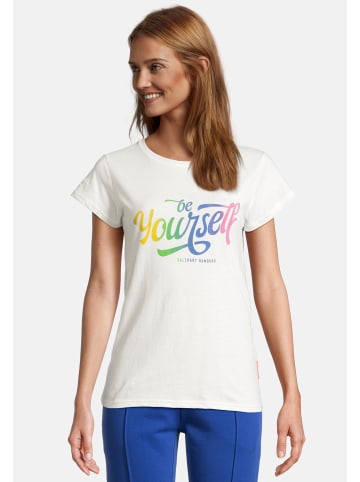 Salzhaut Rundhals T-Shirt für Damen in weiß