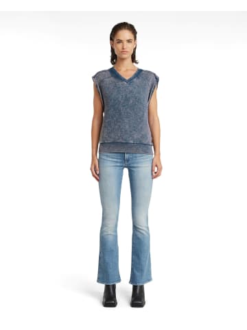 G-Star Raw Washed Sweatshirt mid blue double dye