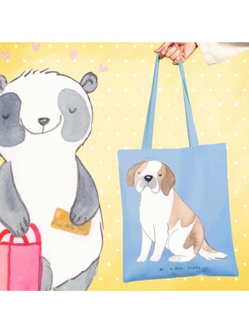 Mr. & Mrs. Panda Tasche Saint Bernard Lebensretter ohne Spruch in Sky Blue