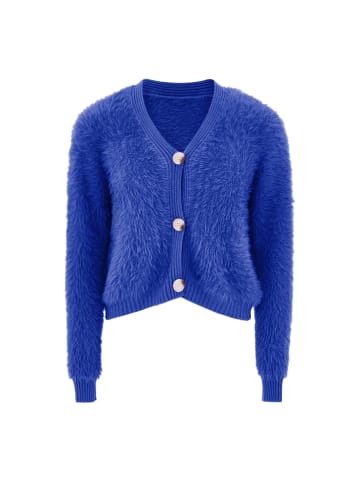 Poomi Damen Strickjacke in Königsblau