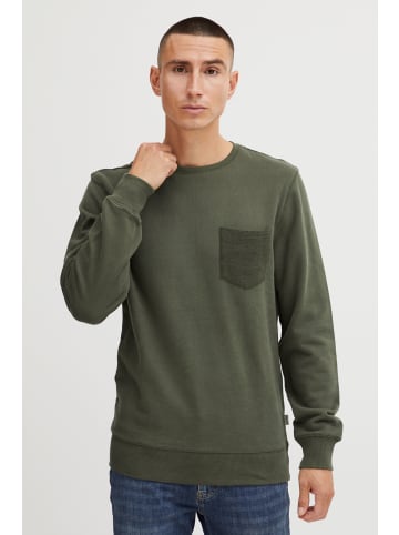 11 Project Rundhalspullover PRPulo 20715522 ME  Sweatshirt mit Brusttasche in Grün