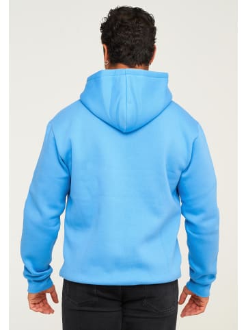 behype Kapuzenpullover - BHHOBART Basic Oversize Einfarbig in Blue