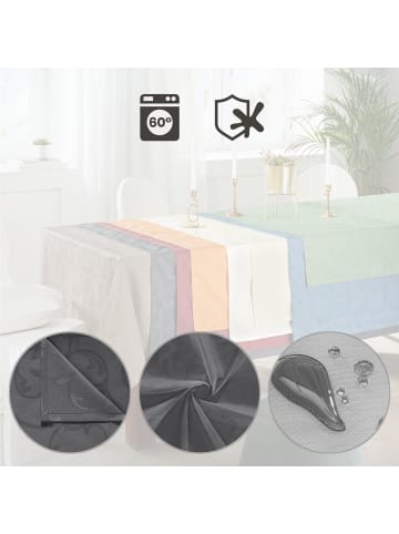 Erwin Müller Jacquard Mitteldecke Greven in anthrazit