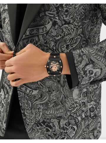 Philipp Plein Automatikuhr für Herren in Schwarz
