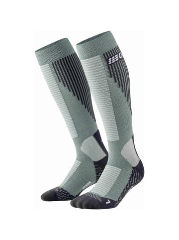 cep W SKI TOURING COMPRESSISOCKS TALL in Blau