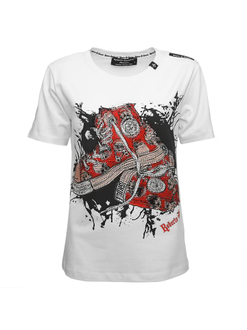 Roberto Geissini Shoes T-Shirt Weiß