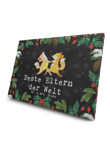 Mr. & Mrs. Panda Tee Adventskalender Fuchs Beste Eltern der Welt... in Kreidetafel
