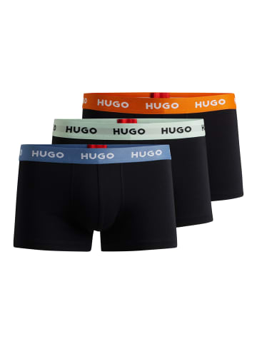 HUGO Boxershort 3er Pack in Schwarz/Mehrfarbig