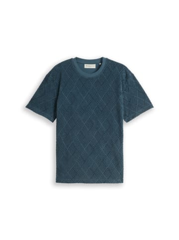 TOM TAILOR Denim Shirt in petrol