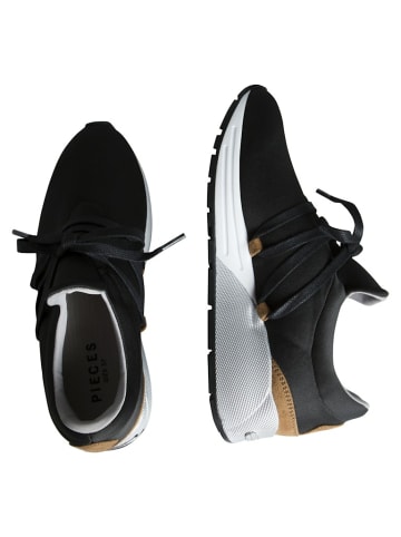 Pieces Sneaker für Damen in schwarz