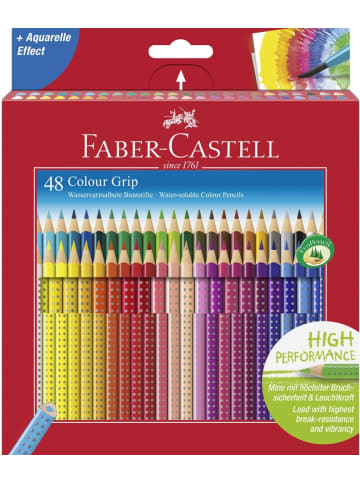 Faber-Castell Farbstift Colour Grip Packung mit 48 Stück Kartonetui