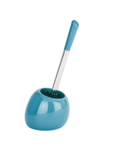 Wenko WC-Garnitur POLARIS in Meerblau, (B) 14,5 x (H) 34,5 cm