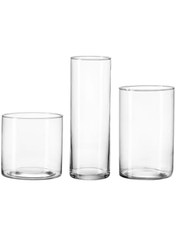 Ritzenhoff & Breker 3-tlg. Vasen-Set Leonie in in transparent