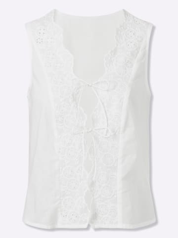 Sieh an! Weste in ecru