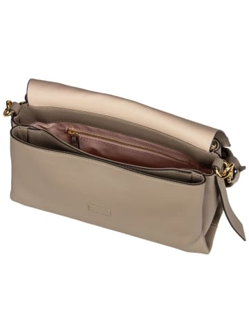 COCCINELLE Handtasche Boheme Grana Double in Warm Taupe/Rosette