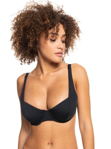 Roxy Bikini-Top Beach Classics UW DCUP in Schwarz