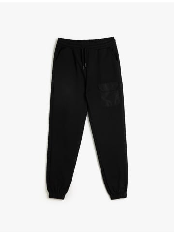 KOTON Sweathose in Schwarz