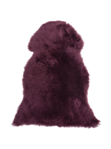 Beliani Schaffell ULURU in Violett - (W) 65 x (H) 8 x (L) 100 cm