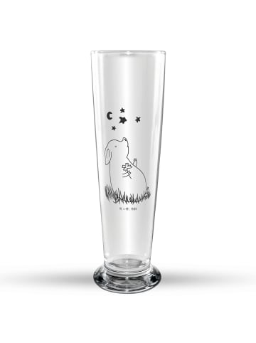 Mr. & Mrs. Panda Bierglas Schwein Glück ohne Spruch in Transparent