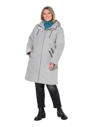 Ulla Popken Mantel in mittelgrau