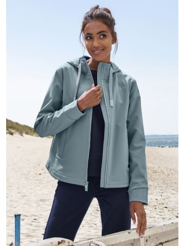 ELBSAND Softshelljacke in cyanblau