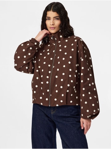 Pieces Bomberjacke in Chicory Coffee