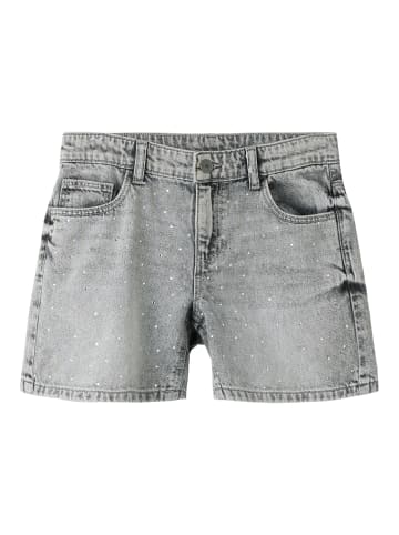 TWO SOON Jeansshorts in Light Grey Denim