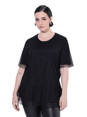 Ulla Popken Shirt in schwarz