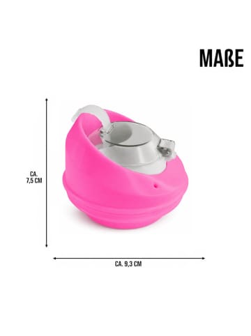 CrunchCup Ersatzdeckel für CrunchCup Tragbarer Müslibecher To Go in Pink