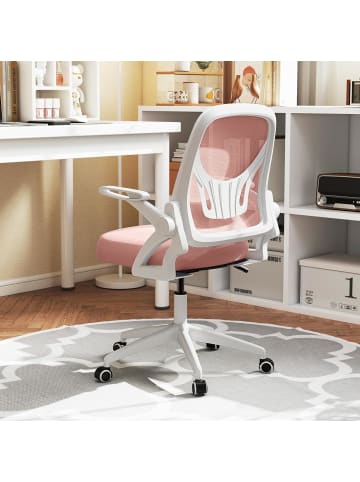 COSTWAY Bürostuhl in Rosa