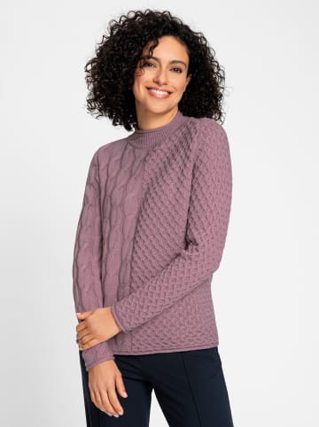 WITT WEIDEN Stehkragen-Pullover in mauve