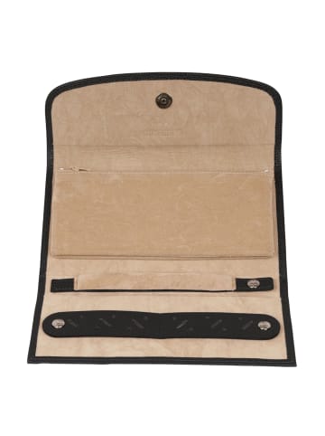 Windrose Beluga Schmuckkasten Leder 20 cm in schwarz