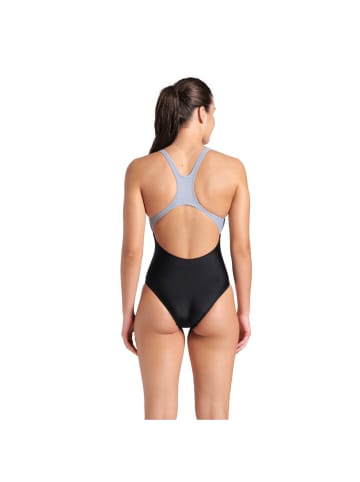 Arena Badeanzug Stripe in Schwarz