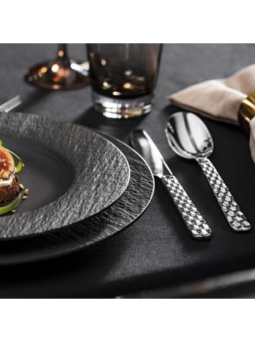 Villeroy & Boch 6er Set Tafelmesser Boston 237 mm silber in silber