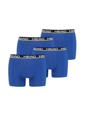 HEAD Boxershorts Head Basic Boxer 4P in 006 - Blue / Black