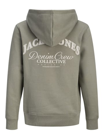 JACK & JONES Junior Hoodie Sweatshirt JJEBRANDES MNI in vetiver