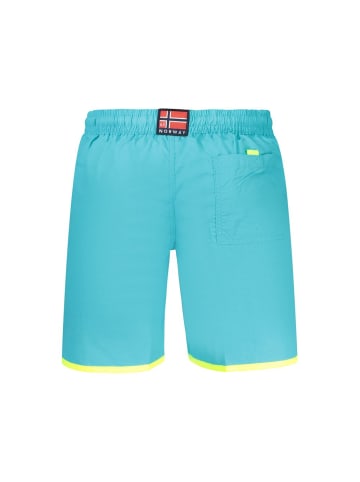 NORWAY 1963 Blau Herren Bademode Shorts aus Polyamid