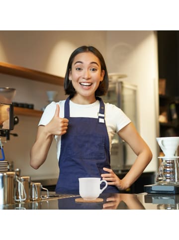 relaxdays 16 x Korkuntersetzer in Natur - 10 cm