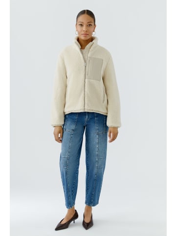 Oui Blouson in light stone