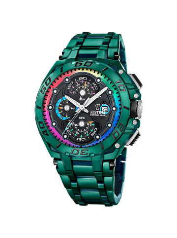 Festina Herren-Chronograph Chrono Bike Special Edition Grün Bunt
