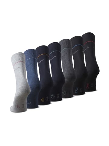 Tom Tailor 7er Pack Basicsocks in Geschenkbox in grey melange
