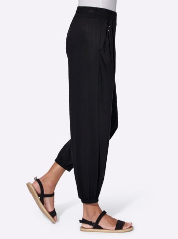 Sieh an! 7/8-Jersey-Hose in schwarz