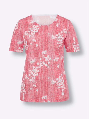 Sieh an! Kurzarm-Shirt in hummer-weiß-bedruckt